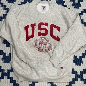 Vintage 90s USC Russell Athletic Sweatshirt Made In USA Mens Size XL